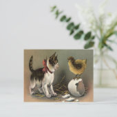 イースターシックエッグキャットキットン シーズンポストカード (スタンド正面)