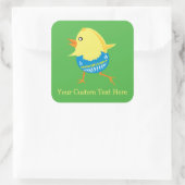 イースターシックカスタムステッカー スクエアシール (バッグ)