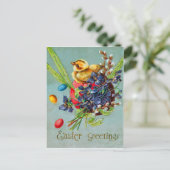 イースターシックカラー卵紫アイリス シーズンポストカード (スタンド正面)