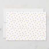 イースターシックバニーイヤーゼリービーンかわいい写真名 シーズンカード (裏面)