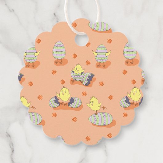 イースターシックメッセージカード フェイバータグ (裏面)