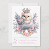 イースターシック赤ちゃんシャワー 招待状 (正面)