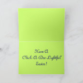 イースターシックII シーズンカード (内部)