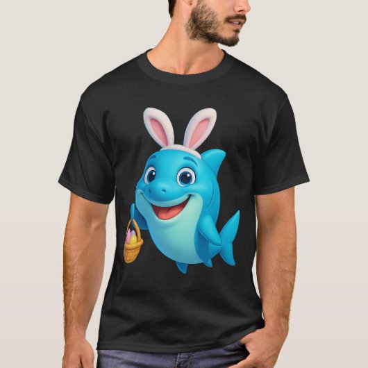 イースターシャーク Tシャツ (正面)