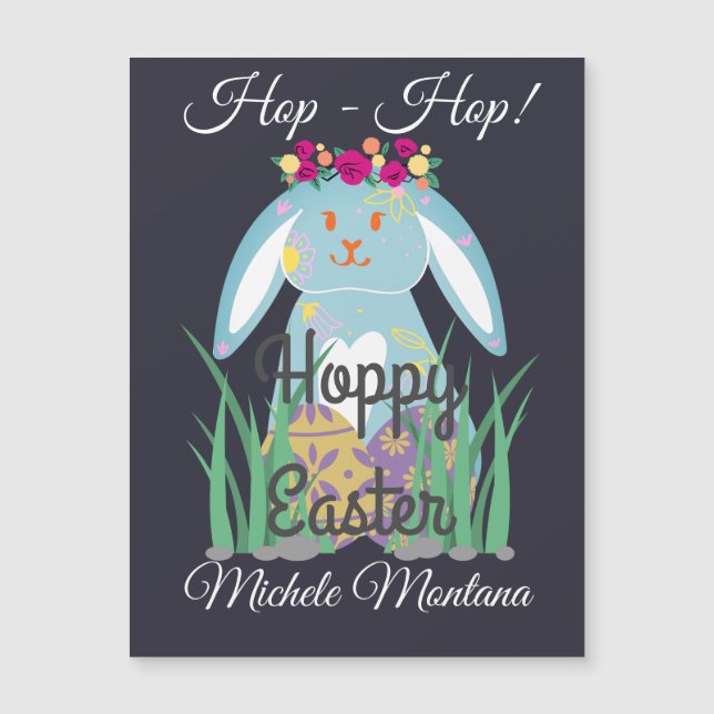 イースターシンプルバニーハッピーイースターファミリー (正面)