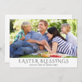 イースターシンプル恵み1写真 シーズンカード (正面/裏面)