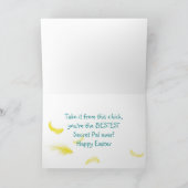 イースターシークレットパル – Chick シーズンカード (内部)