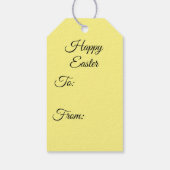 イースターシーズン（黄色） ギフトタグ (裏面)