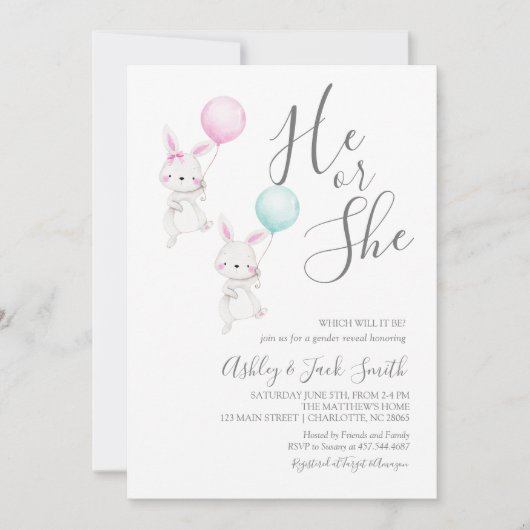 イースタージェンダーリビール招待状 招待状 (正面)