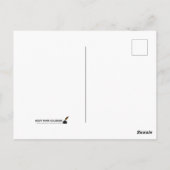 イースタージョイとブルーのアリュイアの金ゴールド王室のメッセージ ポストカード (裏面)