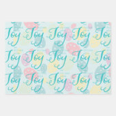 イースタージョイラッピング紙フラットシートセット3 ラッピングペーパーシート (正面)