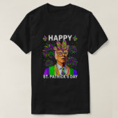 イースタージョーの幸せおもしろいな4thバイデン氏マルディグラ tシャツ (デザイン正面)