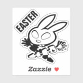 イースタースカルバニー&クロスボーンニンジン シール (シート)