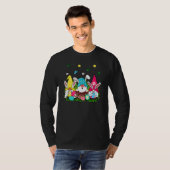 イースタースクーおもしろいド格言バニー卵狩りマッチン Tシャツ (正面フル)