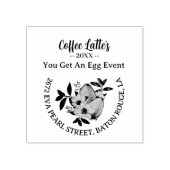 イースタースタイルビジネスイベントシール ラバースタンプ (インプリント)