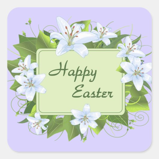 イースタースティッカー スクエアシール (正面)