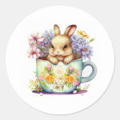 イースタースティッカー ラウンドシール (正面)