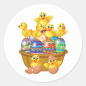 イースタースティッカー ラウンドシール (正面)