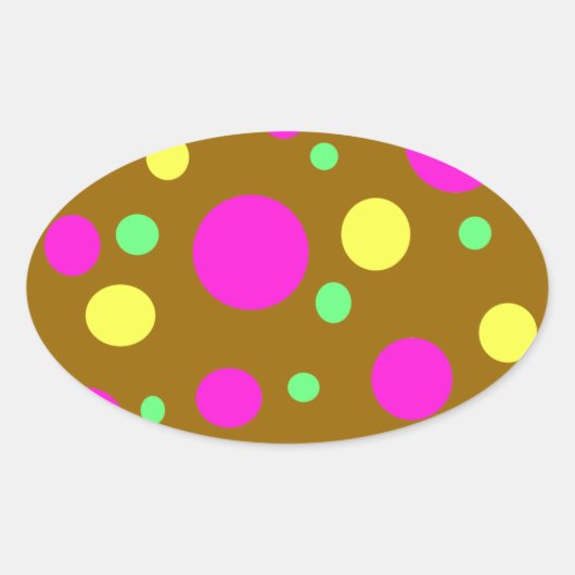 イースタースティッカー 楕円形シール (正面)