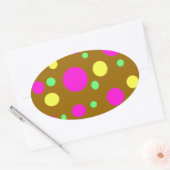 イースタースティッカー 楕円形シール (封筒)