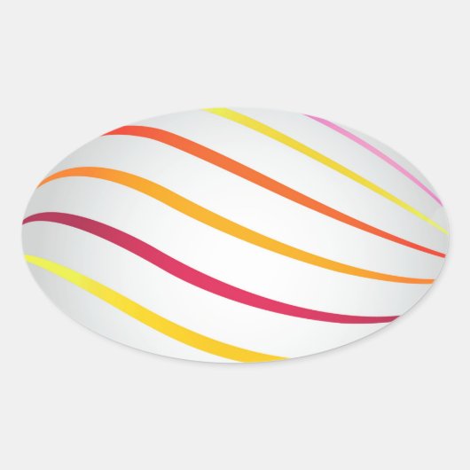 イースタースティッカー 楕円形シール (正面)