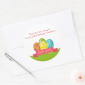 イースターステッカー ラウンドシール (封筒)