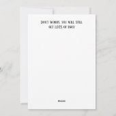 イースタースパイダーたくさんの卵からのハッピーイースター シーズンカード (裏面)