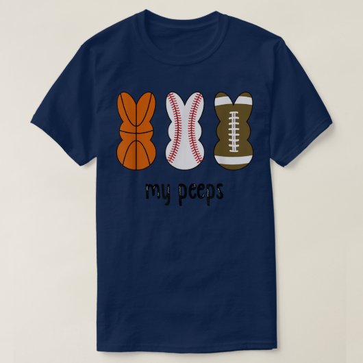 イースタースポーツバニーピープ Tシャツ (デザイン正面)