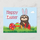 イースタースロスウィバニー耳&エッグスハッピーイースター シーズンポストカード (正面)
