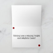 イースタースロス&エッグスハッピーイースター シーズンカード (内部)