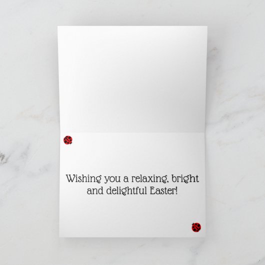 イースタースロス&エッグスハッピーイースター シーズンカード (内部)