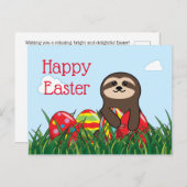 イースタースロス&エッグスハッピーイースター シーズンポストカード (正面/裏面)