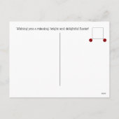 イースタースロス&エッグスハッピーイースター シーズンポストカード (裏面)