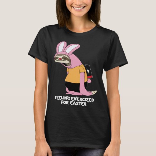 イースタースロッスバニー感じズ・エナジー Tシャツ (正面)