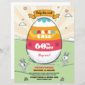 イースターセールフライヤーテンプレート (正面/裏面)