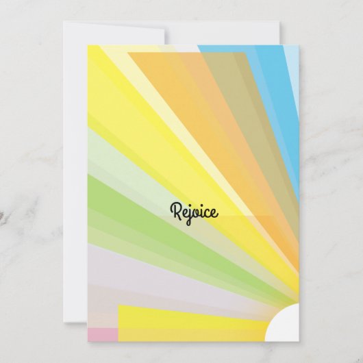 イースターソンライズ復活の挨拶 シーズンカード (正面)