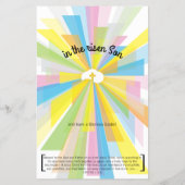 イースターソンライズ復活の挨拶 チラシ (裏面)