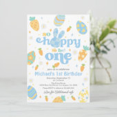 イースターソーホッピーは1人の男の子になる誕生日 招待状 (スタンド正面)