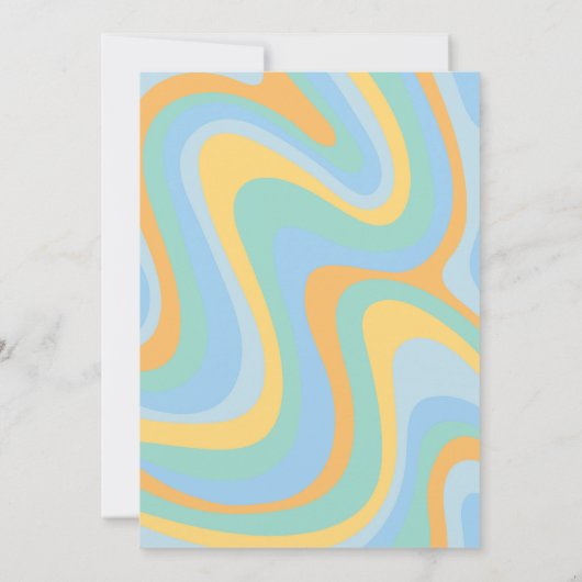 イースターソーホッピーは1人の男の子になる誕生日 招待状 (裏面)