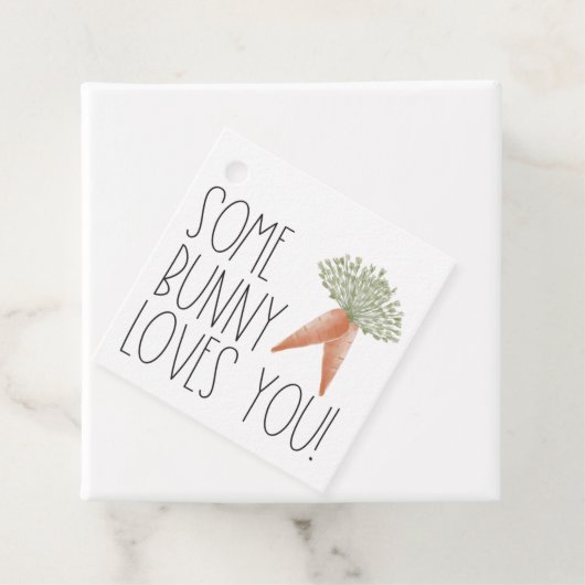 イースターソームバニーラブユースクエアラベル フェイバータグ (インサイチュ)