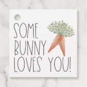 イースターソームバニーラブユースクエアラベル フェイバータグ (正面)