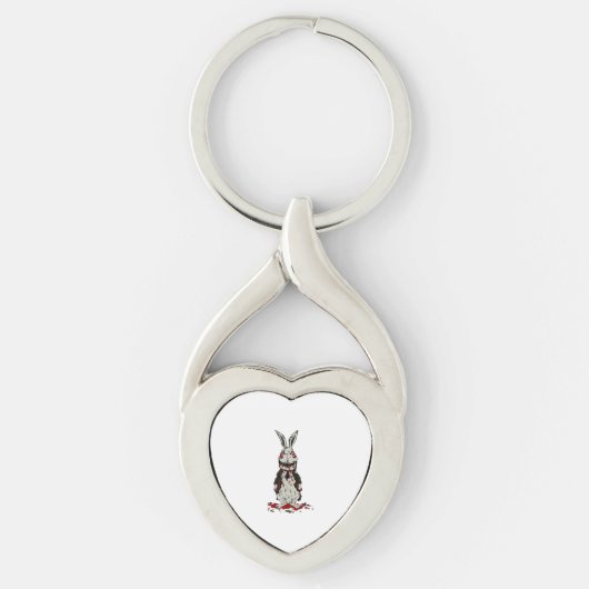 イースターゾンビラビットハロウィンバニー キーホルダー (正面)