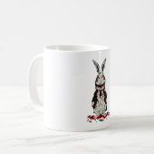イースターゾンビラビットハロウィンバニー コーヒーマグカップ (正面左)