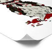 イースターゾンビラビットハロウィンバニー ポスター (角)