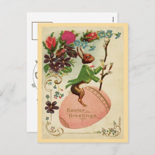 "イースタータイドエッグライド" BUNNY シーズンポストカード (正面/裏面)