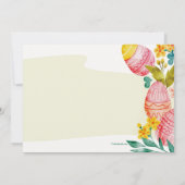 イースタータイム 招待状 (裏面)