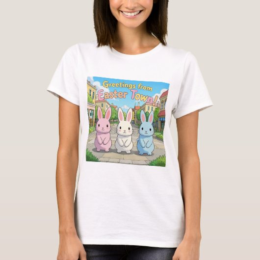 イースタータウンお祝い Tシャツ (正面)