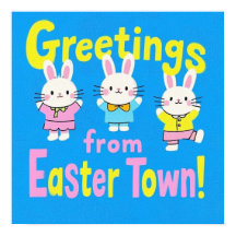 イースタータウンからの挨拶