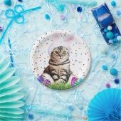 イースタータビーキャット ペーパープレート (パーティー)