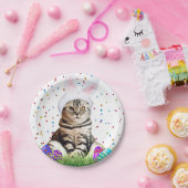 イースタータビーキャット ペーパープレート (パーティー)